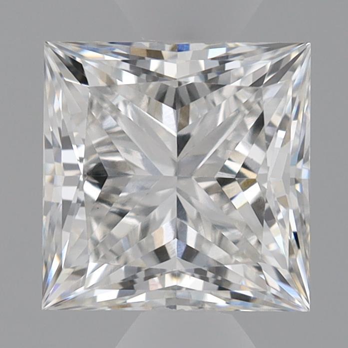 0.93 Carat Princess Shaped, Ideal Cut, D Color, VS1 Clarity, IGI Certified Lab Grown Diamond