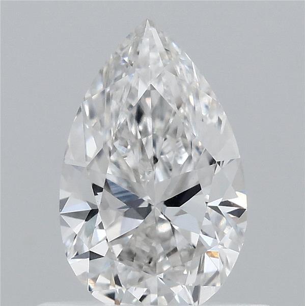 0.64 Carat Pear Shaped, Excellent Cut, F Color, VVS2 Clarity, IGI Certified Lab Grown Diamond