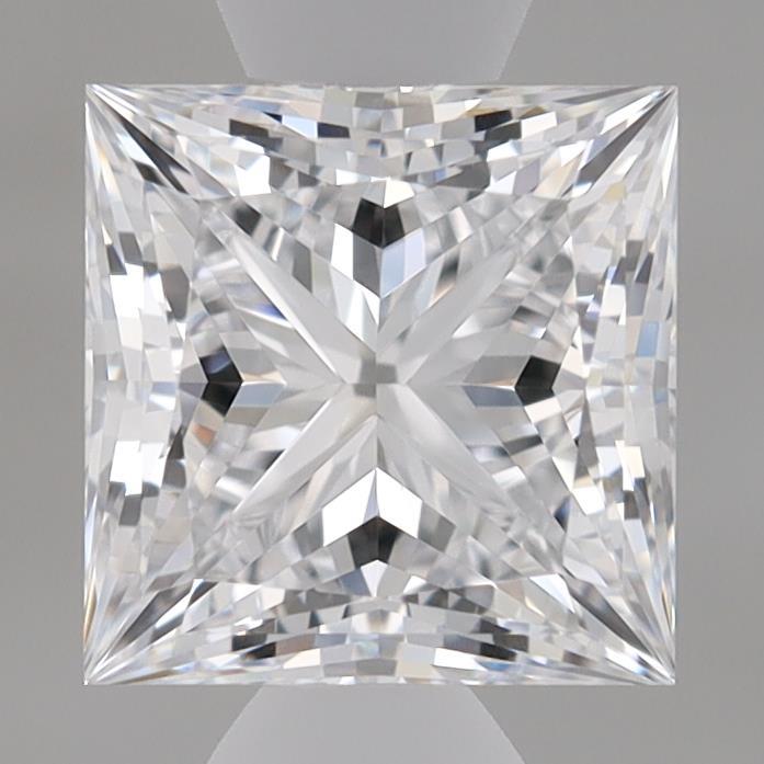 1.04 Carat Princess Shaped, Ideal Cut, E Color, IF Clarity, IGI Certified Lab Grown Diamond