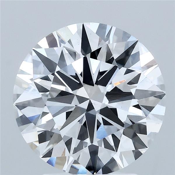 3.09 Carat Round Shaped, Ideal Cut, E Color, VS2 Clarity, IGI Certified Lab Grown Diamond