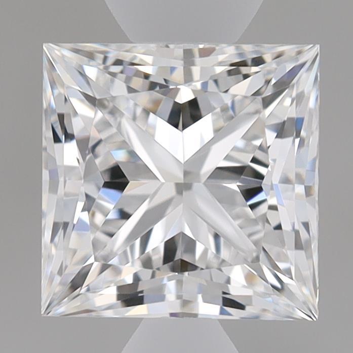 1.06 Carat Princess Shaped, Ideal Cut, E Color, IF Clarity, IGI Certified Lab Grown Diamond