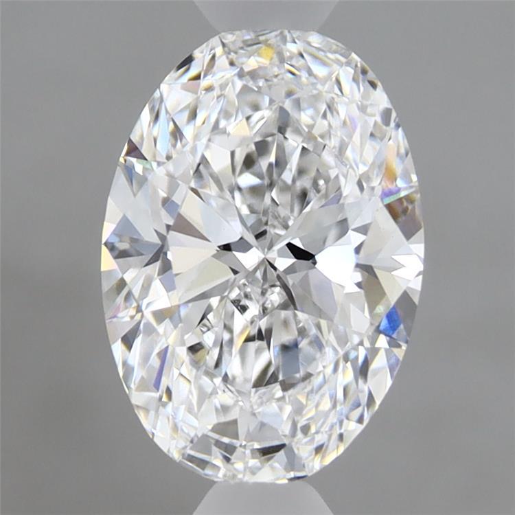 1.58 Carat Oval Shaped, Ideal Cut, D Color, VVS2 Clarity, IGI Certified Lab Grown Diamond