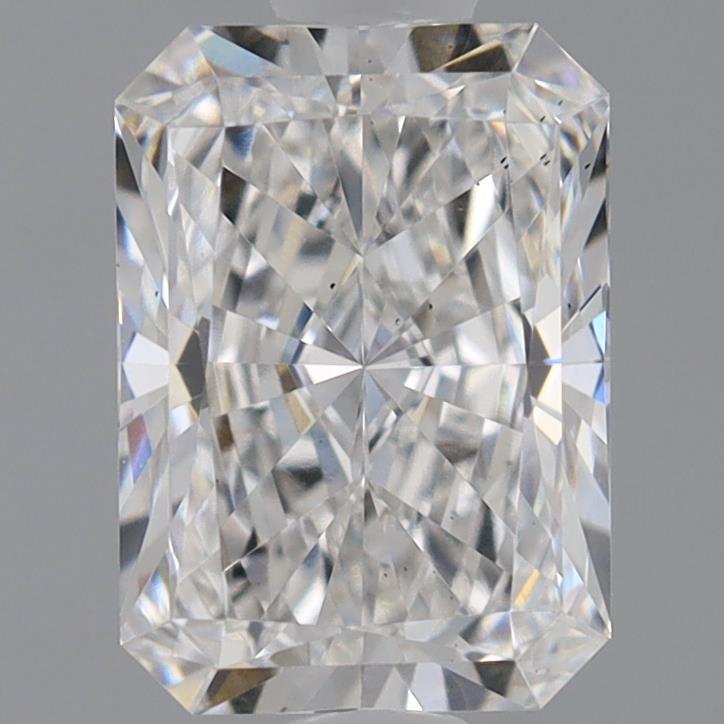 0.92 Carat Radiant Shaped, Ideal Cut, E Color, VS2 Clarity, IGI Certified Lab Grown Diamond