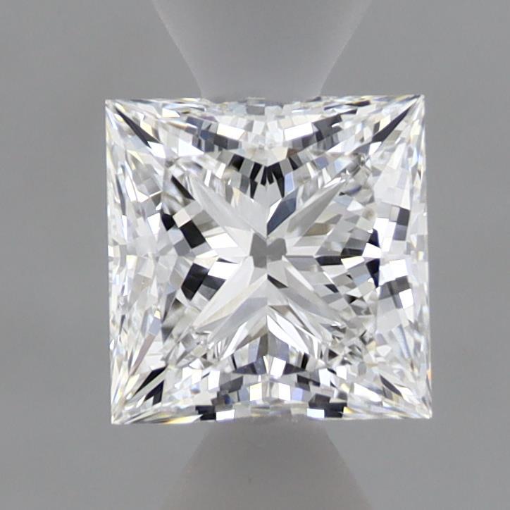 0.91 Carat Princess Shaped, Ideal Cut, E Color, VVS1 Clarity, IGI Certified Lab Grown Diamond