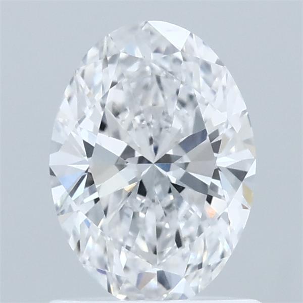 1.00 Carat Oval Shaped, Ideal Cut, D Color, VVS2 Clarity, IGI Certified Lab Grown Diamond