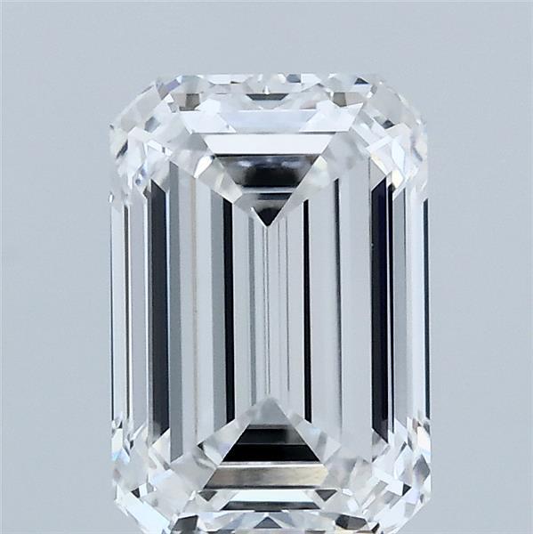 2.02 Carat Emerald Shaped, Ideal Cut, D Color, VVS1 Clarity, IGI Certified Lab Grown Diamond