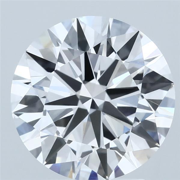 3.02 Carat Round Shaped, Ideal Cut, E Color, VVS2 Clarity, IGI Certified Lab Grown Diamond
