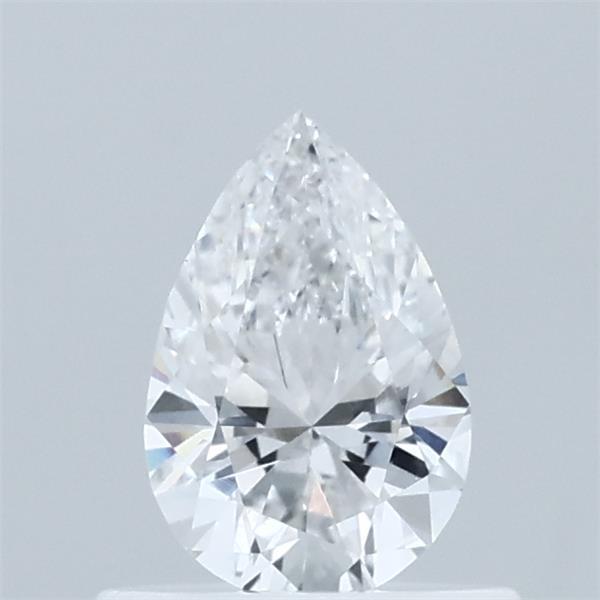 0.52 Carat Pear Shaped, Excellent Cut, D Color, VVS2 Clarity, IGI Certified Lab Grown Diamond