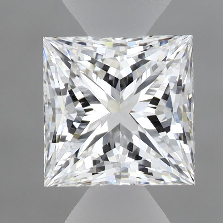 1.01 Carat Princess Shaped, Ideal Cut, E Color, VVS2 Clarity, IGI Certified Lab Grown Diamond