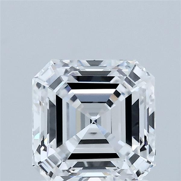1.50 Carat Asscher Shaped, Ideal Cut, D Color, VVS2 Clarity, IGI Certified Lab Grown Diamond