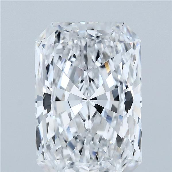 3.50 Carat Radiant Shaped, Ideal Cut, D Color, VS1 Clarity, IGI Certified Lab Grown Diamond