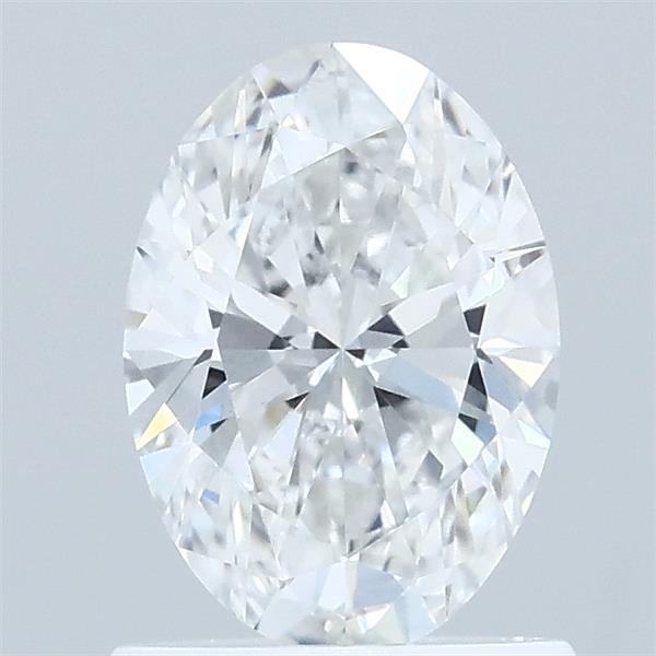 1.00 Carat Oval Shaped, Ideal Cut, E Color, VVS2 Clarity, IGI Certified Lab Grown Diamond