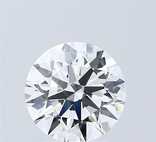 2.05 Carat Round Shaped, Ideal Cut, D Color, VVS2 Clarity, IGI Certified Lab Grown Diamond