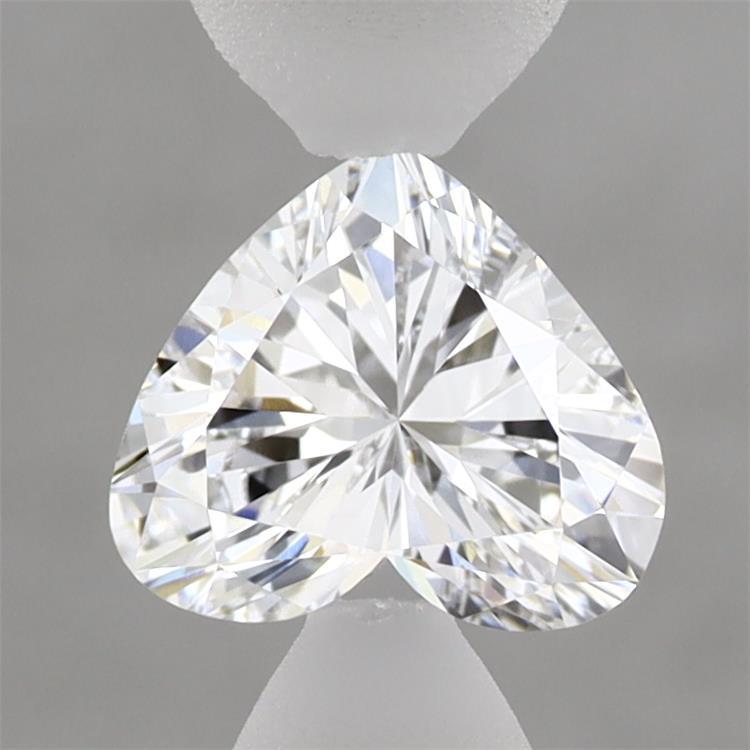 0.96 Carat Heart Shaped, Excellent Cut, D Color, VVS2 Clarity, IGI Certified Lab Grown Diamond