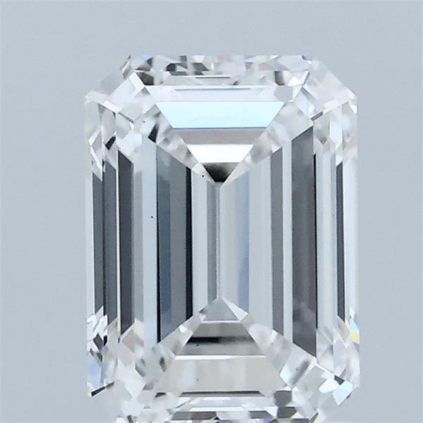 1.54 Carat Emerald Shaped, Ideal Cut, D Color, VS1 Clarity, IGI Certified Lab Grown Diamond