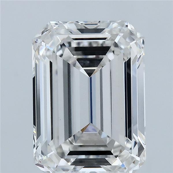 4.07 Carat Emerald Shaped, Ideal Cut, F Color, VS1 Clarity, IGI Certified Lab Grown Diamond