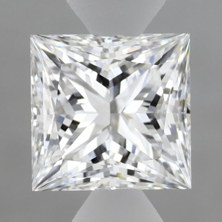 1.59 Carat Princess Shaped, Ideal Cut, E Color, VVS2 Clarity, IGI Certified Lab Grown Diamond