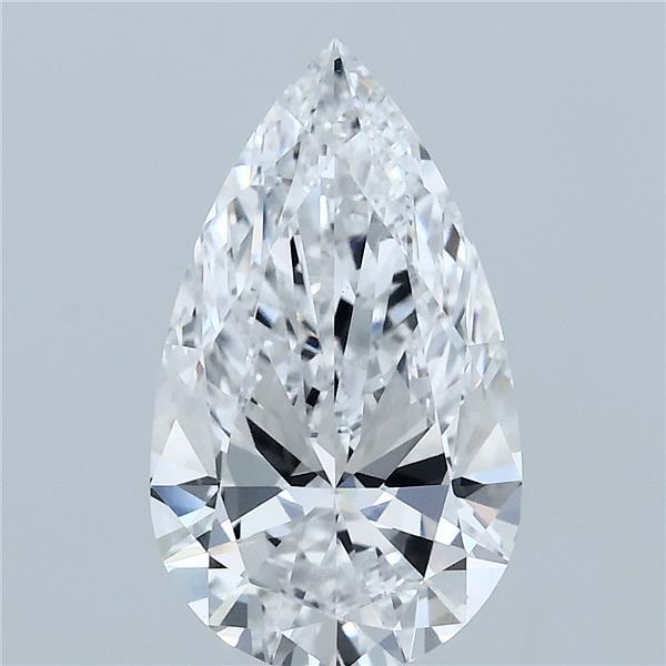 2.50 Carat Pear Shaped, Ideal Cut, D Color, VVS2 Clarity, IGI Certified Lab Grown Diamond
