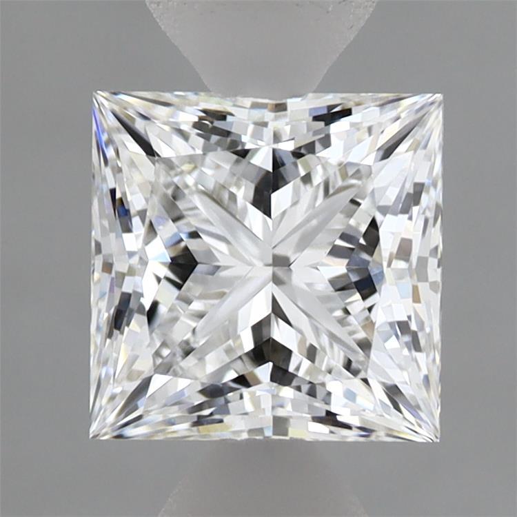 1.53 Carat Princess Shaped, Ideal Cut, D Color, VVS2 Clarity, IGI Certified Lab Grown Diamond
