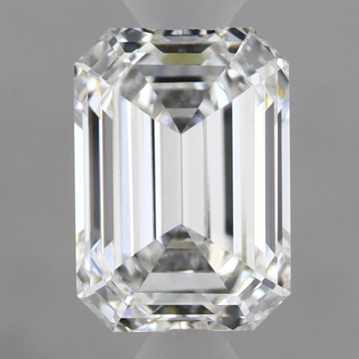 1.52 Carat Emerald Shaped, Ideal Cut, D Color, VVS2 Clarity, IGI Certified Lab Grown Diamond
