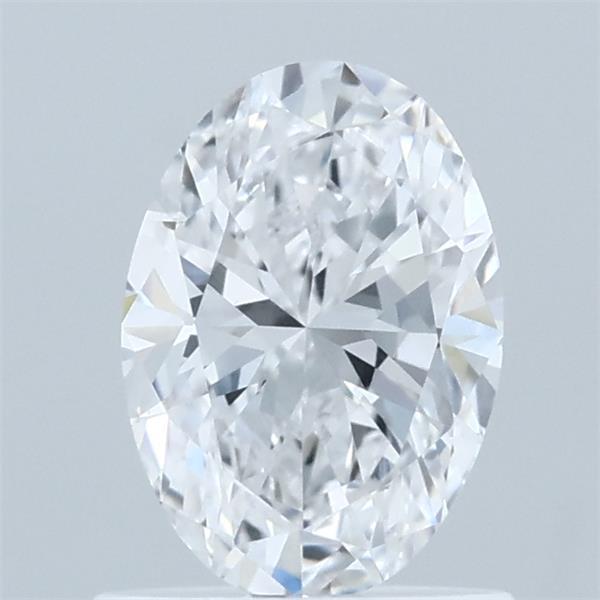 0.87 Carat Oval Shaped, Excellent Cut, D Color, VVS2 Clarity, IGI Certified Lab Grown Diamond