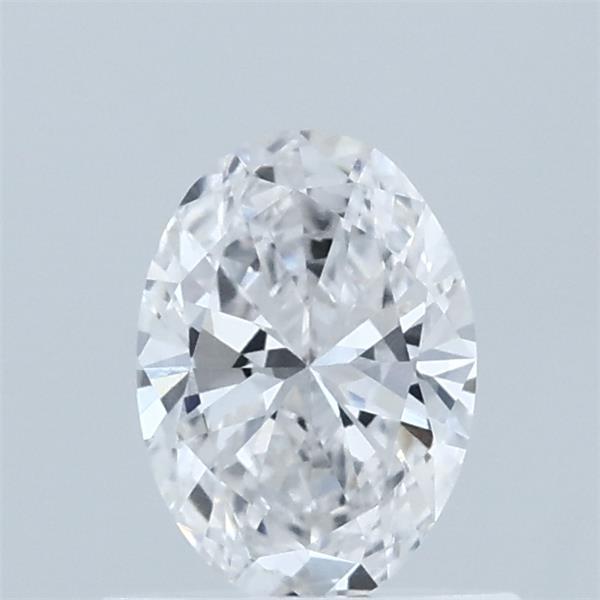 0.56 Carat Oval Shaped, Excellent Cut, D Color, VVS2 Clarity, IGI Certified Lab Grown Diamond