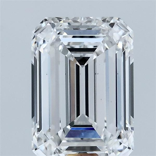 1.57 Carat Emerald Shaped, Ideal Cut, E Color, VS2 Clarity, IGI Certified Lab Grown Diamond