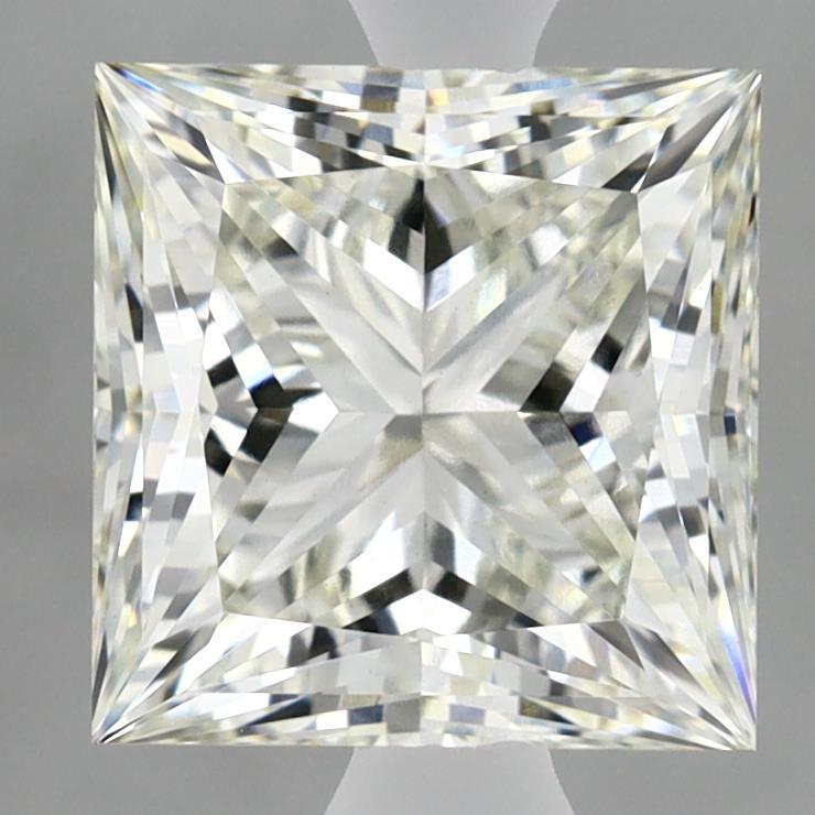 3.03 Carat Princess Shaped, Ideal Cut, H Color, VVS2 Clarity, IGI Certified Lab Grown Diamond