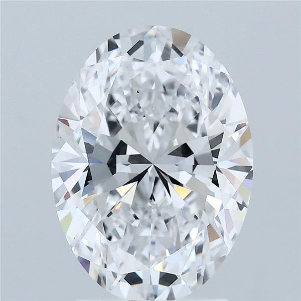 2.55 Carat Oval Shaped, Ideal Cut, D Color, VS1 Clarity, IGI Certified Lab Grown Diamond
