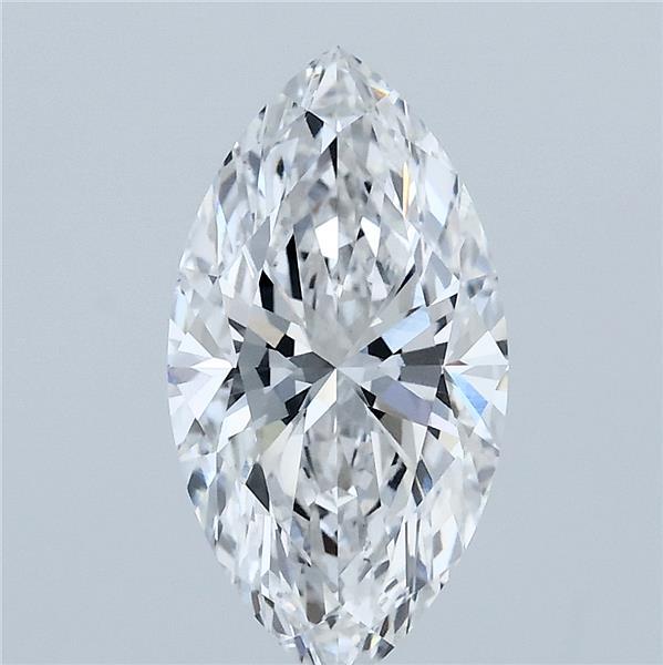 2.02 Carat Marquise Shaped, Ideal Cut, E Color, VVS2 Clarity, IGI Certified Lab Grown Diamond