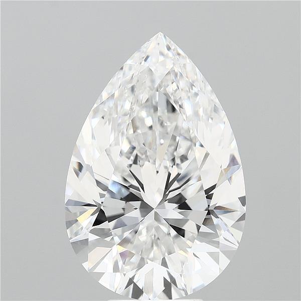 8.05 Carat Pear Shaped, Excellent Cut, E Color, VVS2 Clarity, IGI Certified Lab Grown Diamond
