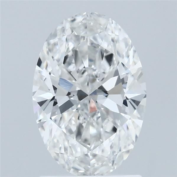1.57 Carat Oval Shaped, Ideal Cut, F Color, VVS2 Clarity, IGI Certified Lab Grown Diamond