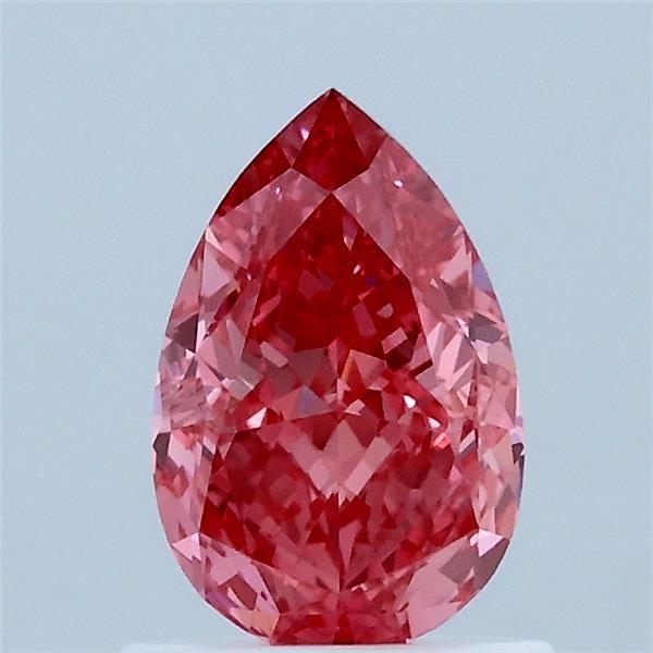 1.01 Carat Pear Shaped, Excellent Cut, FANCY VIVID PINK Color, VS1 Clarity, IGI Certified Lab Grown Diamond