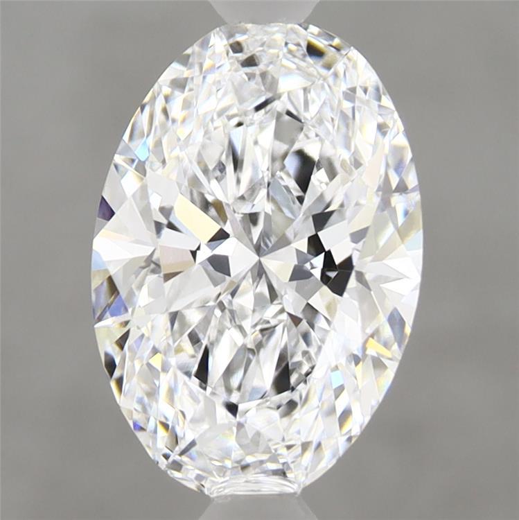 2.02 Carat Oval Shaped, Ideal Cut, D Color, VVS2 Clarity, IGI Certified Lab Grown Diamond