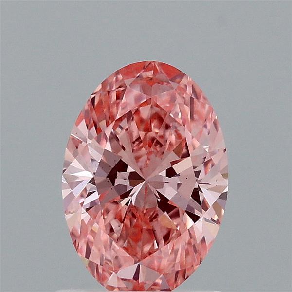 1.13 Carat Oval Shaped, Ideal Cut, FANCY VIVID PINK Color, VS1 Clarity, IGI Certified Lab Grown Diamond