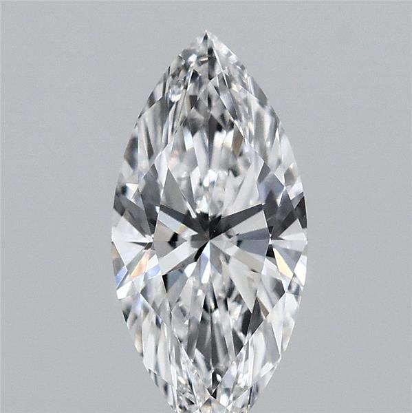 0.66 Carat Marquise Shaped, Ideal Cut, D Color, VVS1 Clarity, IGI Certified Lab Grown Diamond