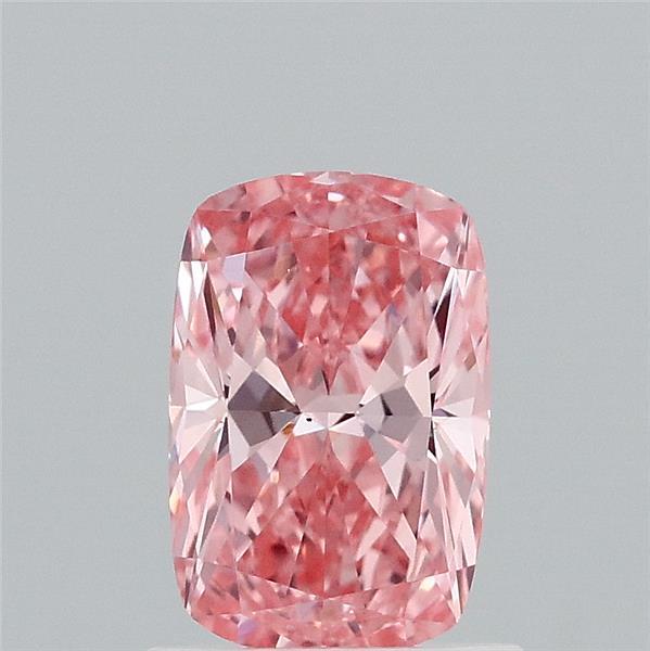 1.03 Carat Cushion Shaped, Ideal Cut, FANCY VIVID PINK Color, VS1 Clarity, IGI Certified Lab Grown Diamond