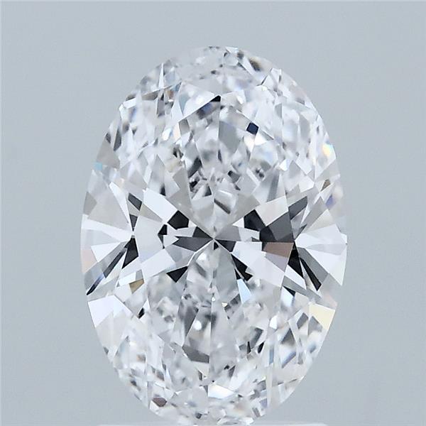 1.72 Carat Oval Shaped, Ideal Cut, D Color, VVS2 Clarity, IGI Certified Lab Grown Diamond