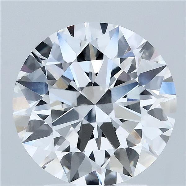 3.02 Carat Round Shaped, Ideal Cut, E Color, VVS2 Clarity, IGI Certified Lab Grown Diamond