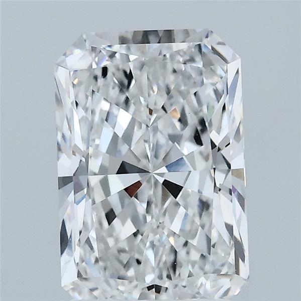 1.96 Carat Radiant Shaped, Ideal Cut, D Color, VVS2 Clarity, IGI Certified Lab Grown Diamond