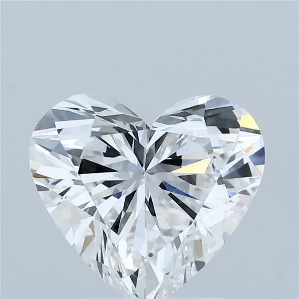 1.53 Carat Heart Shaped, Ideal Cut, E Color, VVS2 Clarity, IGI Certified Lab Grown Diamond