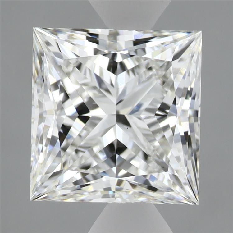 2.46 Carat Princess Shaped, Ideal Cut, E Color, VS1 Clarity, IGI Certified Lab Grown Diamond