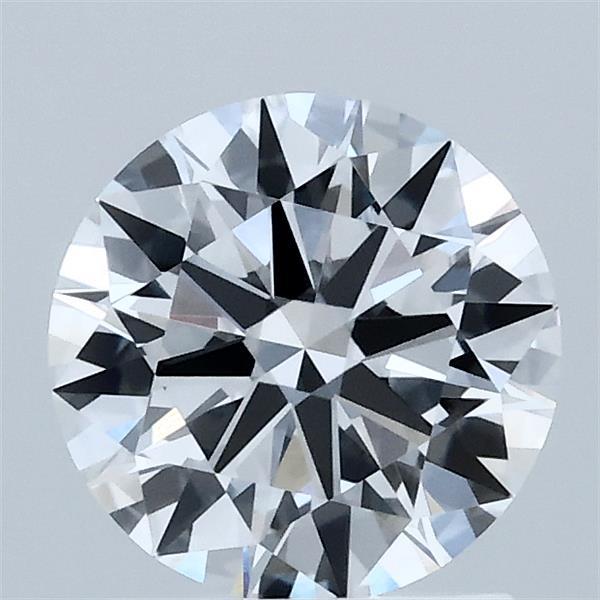 1.36 Carat Round Shaped, Ideal Cut, D Color, VVS2 Clarity, IGI Certified Lab Grown Diamond