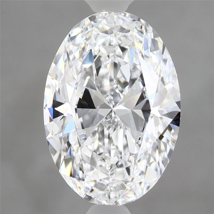 2.03 Carat Oval Shaped, Ideal Cut, D Color, VVS2 Clarity, IGI Certified Lab Grown Diamond