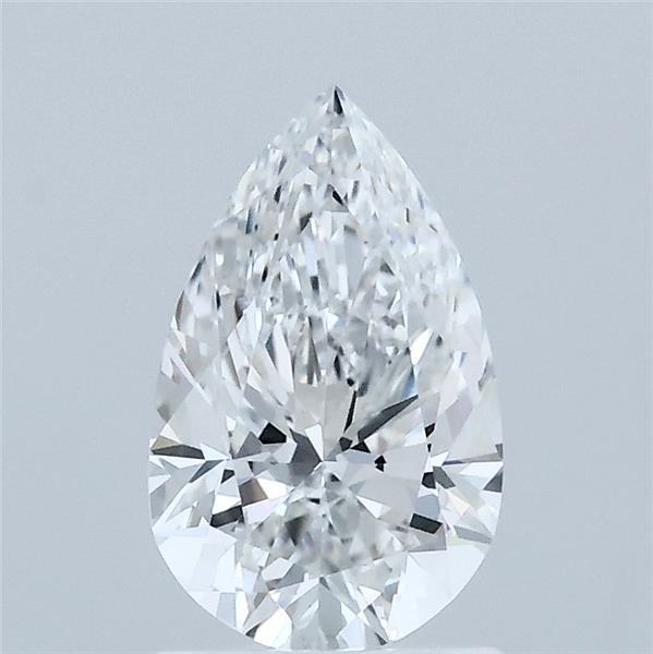 1.03 Carat Pear Shaped, Excellent Cut, D Color, VS1 Clarity, IGI Certified Lab Grown Diamond