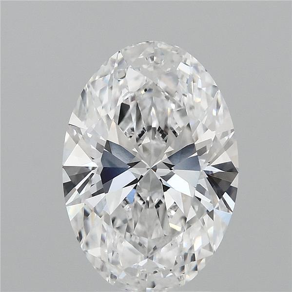 3.07 Carat Oval Shaped, Ideal Cut, D Color, VVS1 Clarity, IGI Certified Lab Grown Diamond