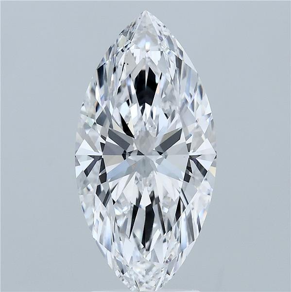 3.25 Carat Marquise Shaped, Ideal Cut, D Color, VS1 Clarity, IGI Certified Lab Grown Diamond