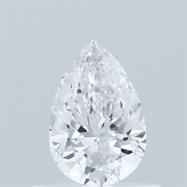 0.51 Carat Pear Shaped, Excellent Cut, D Color, VVS2 Clarity, IGI Certified Lab Grown Diamond