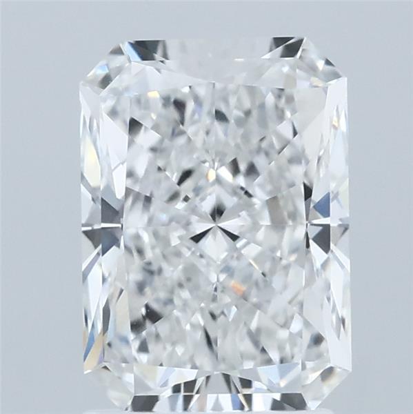 2.09 Carat Radiant Shaped, Excellent Cut, E Color, VVS2 Clarity, IGI Certified Lab Grown Diamond