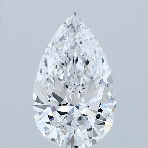 2.11 Carat Pear Shaped, Ideal Cut, D Color, VVS2 Clarity, IGI Certified Lab Grown Diamond